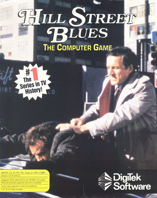 Hill Street Blues box art for Amiga